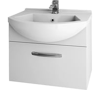 Тумба Dreja eco Alfa 55 NEW, белый лак, 1 ящик 99.0305