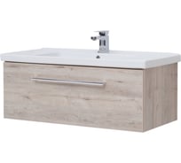 Подвесная тумба Dreja Rus BIG INN 100 под умывальник Гармония 100, дуб кантри/ЛДСП 77.0206D