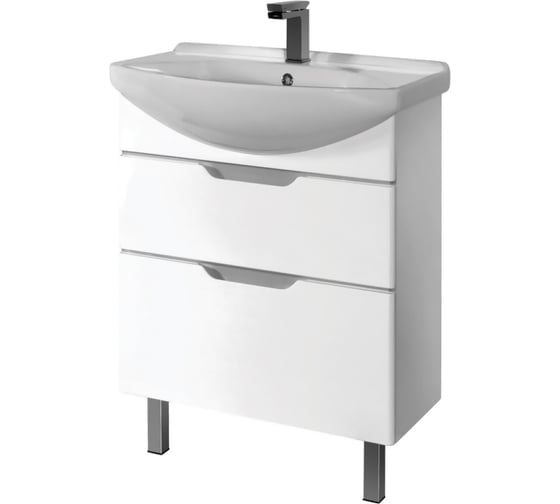 Тумба Dreja eco Laguna Plus 65, белая 99.0105 1