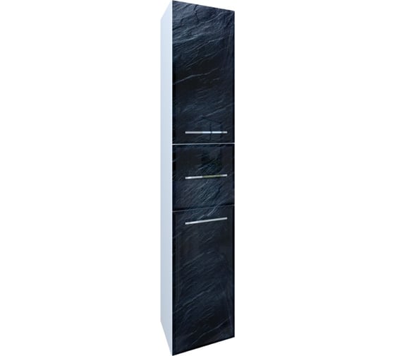 Пенал Marka One Visbaden 30П 2 деления, 1 внутренний ящик, Black stone, L У73180
