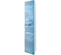 Пенал Marka One Visbaden 30П 2 деления, 1 внутренний ящик, Blue marble, R У73126