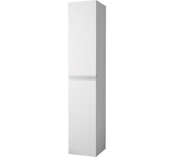 Пенал Dreja eco Grace 35 универсальный, белый лак, 2 дверки 99.0907