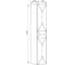 Пенал Marka One Elegant 30П  2 дверцы, 1 внутренний ящик, White, L У73552 2