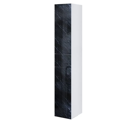 Пенал Marka One Lacio 30П  2 дверцы, 1 внутренний ящик, Black stone, R У73170