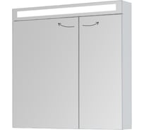 Зеркальный шкаф Dreja Rus MAX 80 с LED-освещением, белый глянец 77.9009W