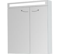 Зеркальный шкаф  Dreja Rus MAX 70 с LED-освещением, белый глянец 77.9007W