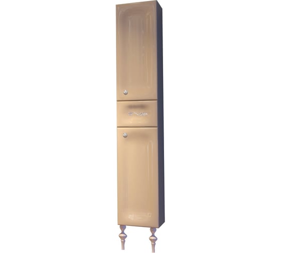 Пенал Marka One Cheri 30Н 2 двери 1 выдвижной ящик  Vanilla R У69415