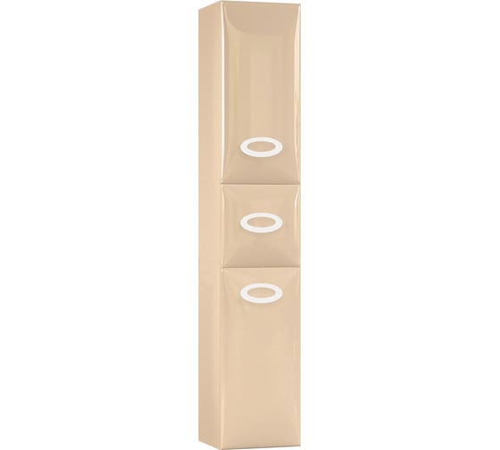 Пенал Marka One Arrondi 30П 2 двери, 1 выдвижной ящик, Vanilla, R У69565 1