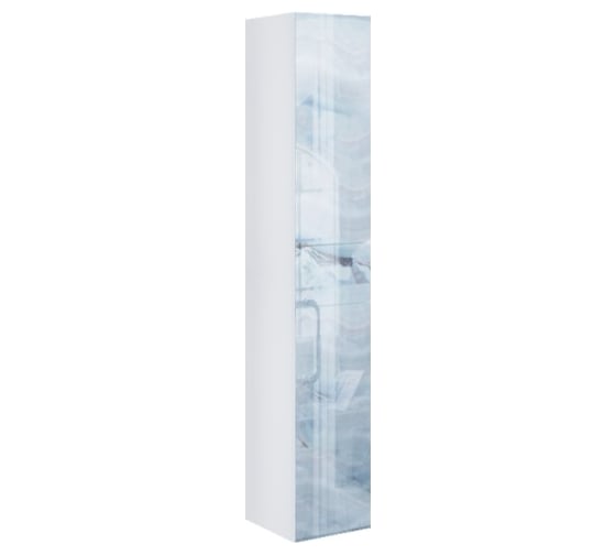 Пенал  Marka One Lacio 30П 2 дверцы, 1 внутренний ящик, Blue marble, L У73229