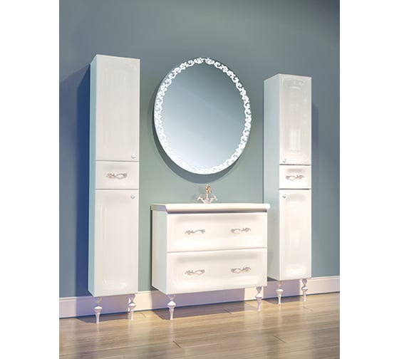 Пенал Marka One Cheri 30Н 2 двери 1 выдвижной ящик White L У73546