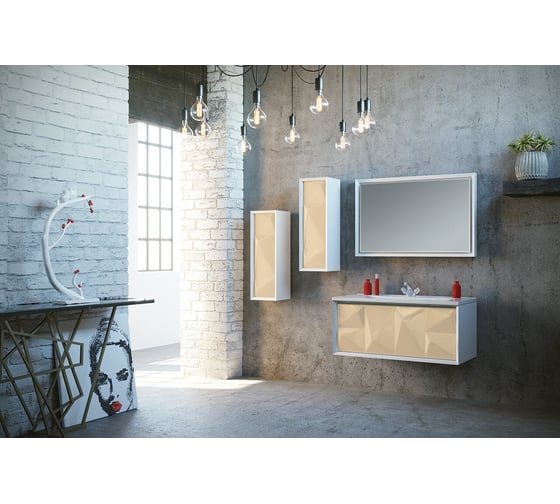 Пенал Marka One Romb 30П, 1 дверь, Vanilla L У73557