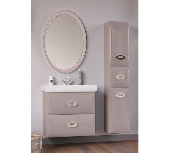 Пенал Marka One Arrondi 30П 2 двери, 1 выдвижной ящик, Cappuccino, L У73541