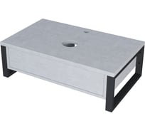 Тумба под раковину в ванную 1Marka GRUNGE LOFT 80 см подвесная Бетон светлый У85851