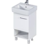 Тумба 1Marka Tera 55Н 1 дверь, белый глянец У76059