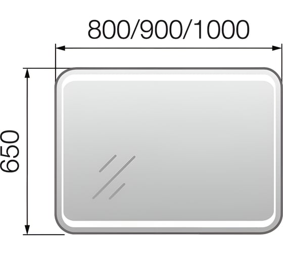 Зеркало Marka One Eco 80 У52208