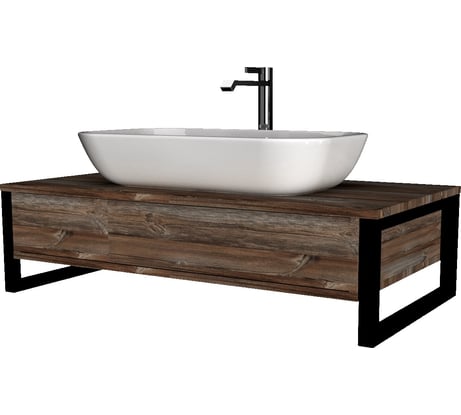 Тумба 1Marka GRUNGE LOFT 90П 1 выдвижной ящик Дуб Намибия У85846