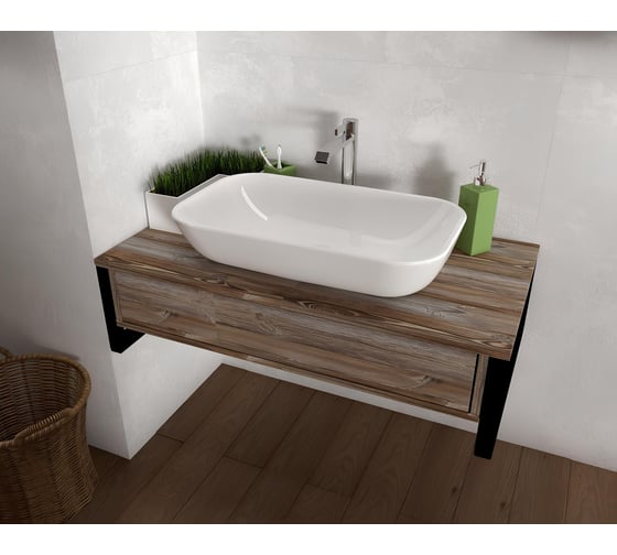 Тумба 1Marka GRUNGE LOFT 90П 1 выдвижной ящик Дуб Намибия У85846