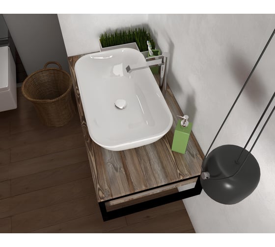 Тумба 1Marka GRUNGE LOFT 90П 1 выдвижной ящик Дуб Намибия У85846