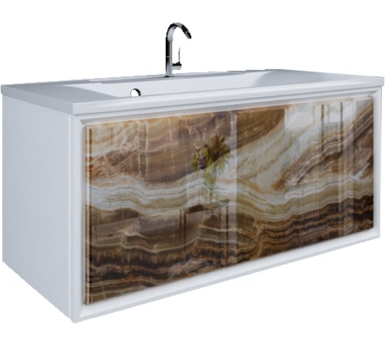 Тумба Marka One Seattle 90П 1 выдвижной ящик, Onyx У72806