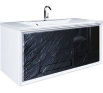 Тумба Marka One Seattle 90П 1 выдвижной ящик, Black stone У72809