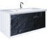 Тумба Marka One Seattle 90П 1 выдвижной ящик, Black stone У72809 1