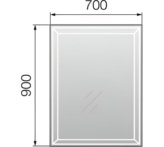 Зеркало Marka One Classic 2,70 У52205