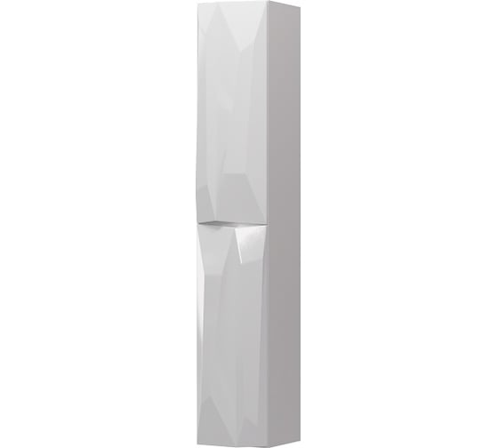 Пенал Aima Crystal 30П 2 двери White L У51084