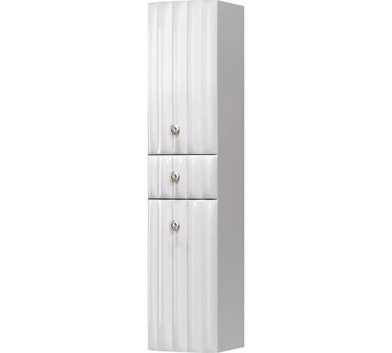 Пенал Aima Pearl 30П 2 двери, 1 ящик White R У51081 1