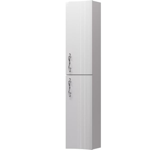 Пенал Aima Amethyst 30П 2 двери White L вогнутый У51086 1