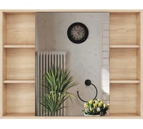 Зеркальный шкаф подвесной для ванной комнаты Sanstar тоскана 100 420.1-2.4.1 420.1-2.4.1.