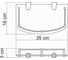 Стеклянная полка WasserKRAFT K-588 5