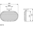 Полка Ideal Standard IOM хром A9112AA 2