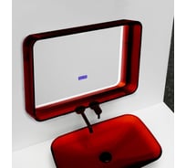 Зеркало для ванной ABBER Kristall с подсветкой AT6701Rubin