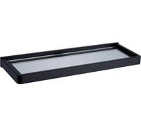 Стеклянная полка ABBER Westen черная матовая AA1759B