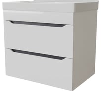 Подвесная тумба для ванной MIXLINE "Лайн-60" под умывальник Fest-60 Sanita Lux, ПВХ 553009