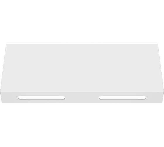 Столешница Misty Solid Surface 120 см, белый, с 2 вырезами 4623723857544