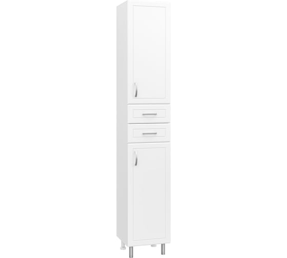 Шкаф-пенал Misty 35 правый, с бельевой корзиной, на ножках Э-05035-01БкП 1
