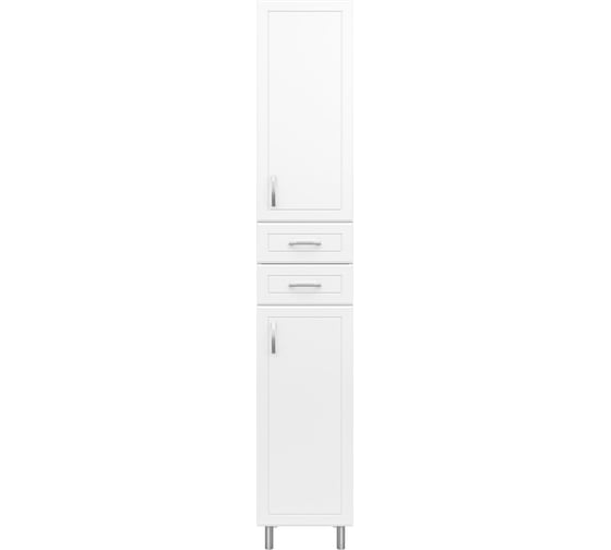 Шкаф-пенал Misty 35 правый, с бельевой корзиной, на ножках Э-05035-01БкП