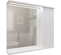 Шкаф навесной MIXLINE "Лайн-80" правый с подсветкой ПВХ 553018