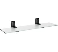 Полка для ванной Kleber ICE Black стекло KLE-ICE034BL
