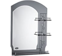 Комбинированное зеркало Potato с тремя полочками, серый 50x70 P737-4