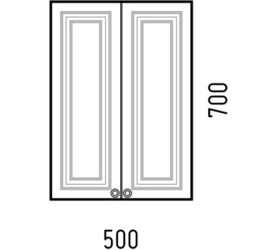 Подвесной шкаф Corozo "Леон 50" SD-00000775
