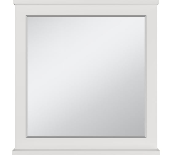 Зеркало с полкой Misty марта 80, белый глянец П-Мрт02080-011