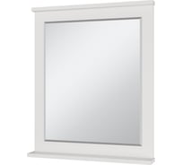 Зеркало с полкой Misty марта 70, белый глянец П-Мрт02070-011