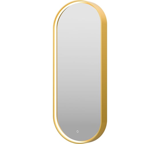 Зеркало Brevita saturn 1150x500, овальное, сенсор на зеркале, золото SAT-Dro1-050-gold