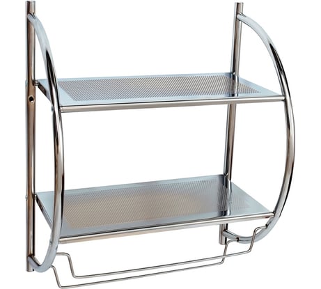 Настенная полка Zenfort 2-х ярусная, хром yt-818 180061