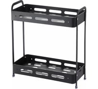 Напольная/настенная полка Zenfort 2-ярусная, черный ta-3540b2 101205