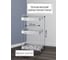 Настенная полка Zenfort 3-ярусная, серебро ta-3540a3 101206 3