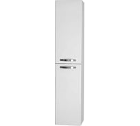 Пенал Dreja eco Almi 35 NEW универсальный, белый лак, 2 двери 99.0208