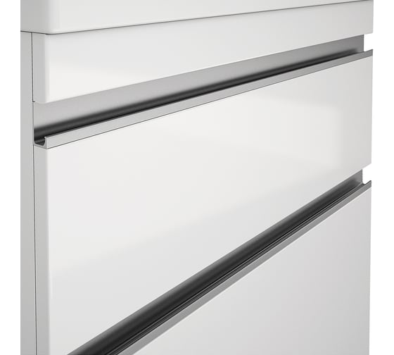 Тумба Dreja eco Grace Pus 70, белый лак, 2 ящика 99.0905